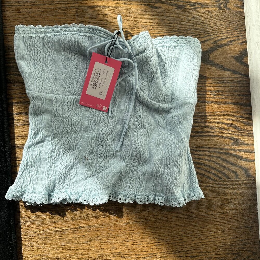 Edikted Lacey Knit Tube Top - New With Tags